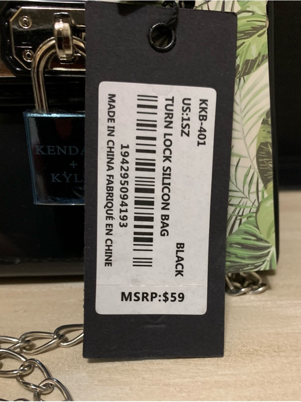 Kendall & Kylie Turn Lock Micro Mini Silicon Bag - Picture 5 of 5